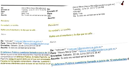 En Estados Unidos, revelan emails de Correa para manipular sistema de justicia (Video)