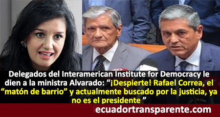 Interamerican Institute for Democracy responde a las desatinadas declaraciones de Rosana Alvarado