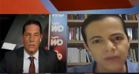 María Paula Romo no pudo responder preguntas de periodista del Rincón, en CNN, sobre manejo de crisis por coronavirus