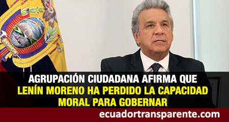 Coalición ética y política, hace un fuerte llamado de atención al gobierno de Lenín Moreno.