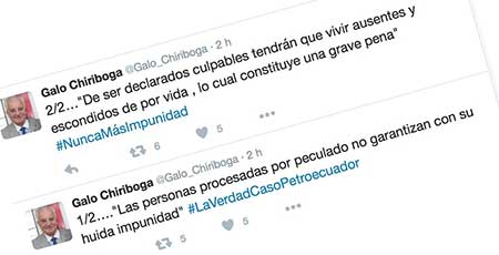 Fiscal considera que es un castigo que prfugos por corrupcin de caso Petroecuador, vivan ausentes del pas