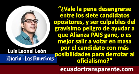 Elecciones en Ecuador: El voto til es lo ms importante