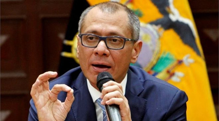 Jorge Glas dice que no renunciar a la vicepresidencia aunque sea condenado