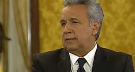 Lenin Moreno dice que su vicepresidenta Alejandra Vicua:   es una mujer ntegra  (Video)