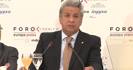 Lenin Moreno dice que Rafael Correa se haba convertido en un matn de barrio (Video)