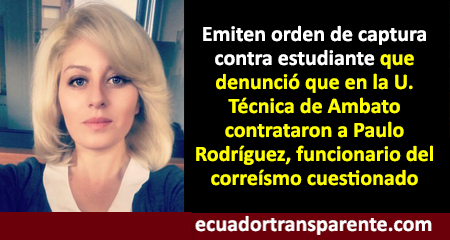 Emiten orden de captura contra estudiante que denunci contratacin de funcionario cuestionado