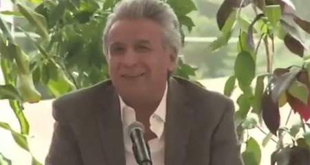 Lenin Moreno se disculpa tras su desafortunada declaracin sobre el monito de 5 aos 