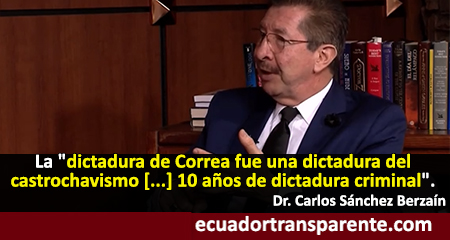 Carlos Snchez Berzan: Correa es un agente del castrochavismo que se tom el Ecuador (Video)