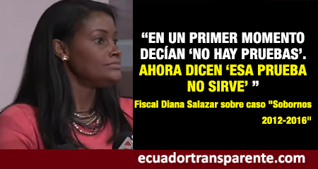 Fiscal Diana Salazar afirma que se ha probado que existi una estructura criminal en el gobierno de Rafael Correa (Video)