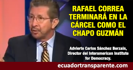 Director del Interamerican Institute for Democracy seala a Rafael Correa como parte de un cartel criminal junto con Nicols Maduro