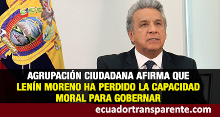 Coalicin tica y poltica, hace un fuerte llamado de atencin al gobierno de Lenn Moreno.