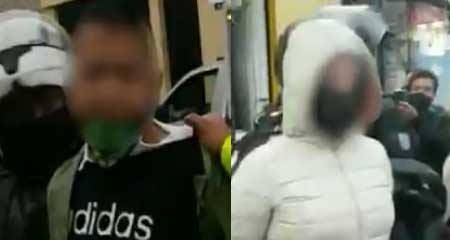 Pareja de extranjeros hallada asaltando, fue dejada en libertad pocas horas despus de su detencin