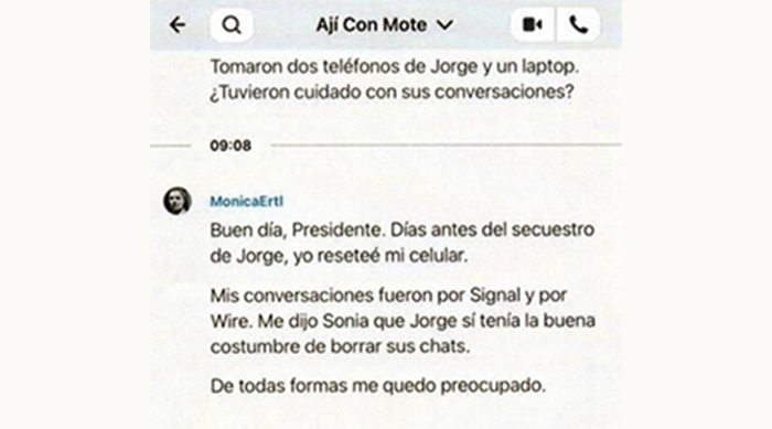 Escndalo en Ecuador: Fiscala revela chat entre Verduga y Rafael Correa sobre manipulacin de concursos pblicos