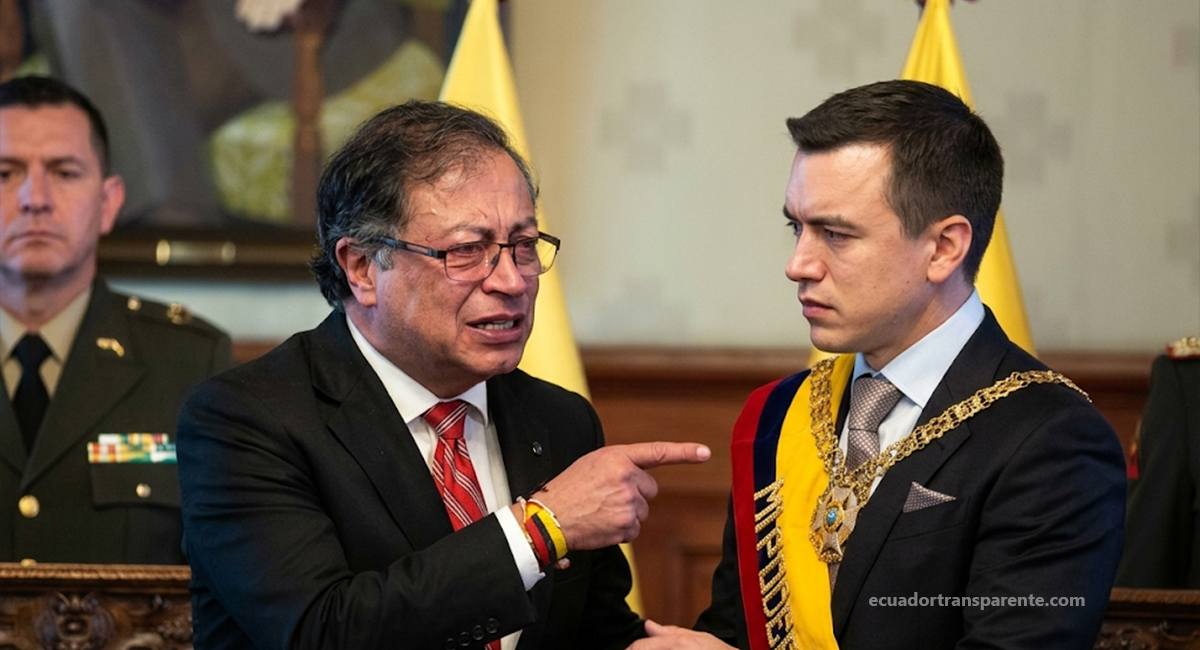 Gustavo Petro, exintegrante de guerrilla M19, dice que demandar� penalmente a Daniel Noboa, Presidente de Ecuador