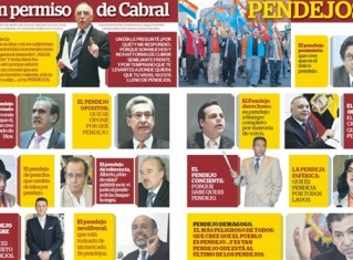 Gobierno llama pendejos a opositores, en su diario